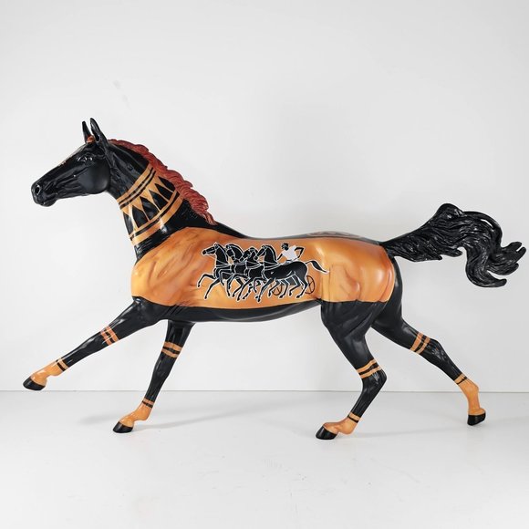 Breyerfest 2023 Horse Nemea Special Run Akhal Teke Mold #711613 - Picture 1 of 14